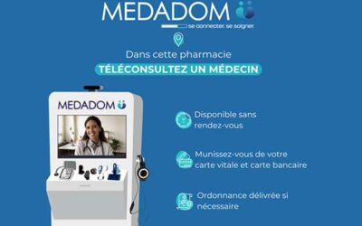 La téléconsultation Médadom à la Pharmacie Hieulle : une solution rapide et pratique pour consulter à distance
